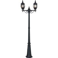 Светильник садово-парковый Feron 8114/PL8114 столб 2*100W E27 230V, черный