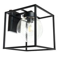 Светильник садово-парковый Feron PL711 на стену вниз  60W E27 230V, черный