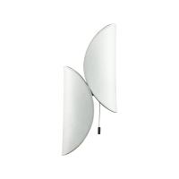 7067/2W L-VISION ODL26 191 светильник черный/белый/шелк/металл IP20 LED G9 5W 220-240V SILK