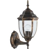 Светильник настенный уличный Feron PL6001 11893 60W E27 230V черное золото