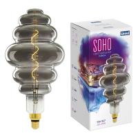 Лампа VINTAGE LED-SF40-5W/SOHO/E27/CW CHROME/SMOKE GLS77CR Uniel UL-00005920