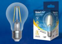 Лампы светодиодные LED-A60-12W/3000K/E27/CL/DIM GLA01TR картон