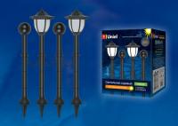 Садовый светильник на солнечной батарее USL-S-181/PT720 LANTERN SET02 Uniel UL-00003132