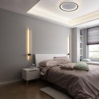 Светильник настенный бра Feron AL171 48034 20W 4000K черный 60*60*1200мм