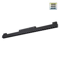 359625 SHINO NT25 158 черный Трековый светильник для низков. шинопровода с переключ. цв. темпер. IP20 LED 3000К\4000К\6000К 30W 48V FLUM