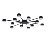 8344/12C COMFI LN26 251 черный, металл Люстра GX53 LED 12*7W 220V TORINA