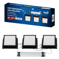 Светильники ДОМИНО ULP-1010-20W/4000K IP54 GRILYATO OPAL BLACK KIT03