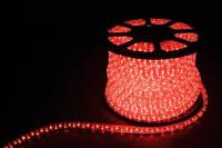 Дюралайт светодиодный Feron LED-F3W 3-х жильный , красный 2,88Вт/м 72LED/м 50м 220V 26067
