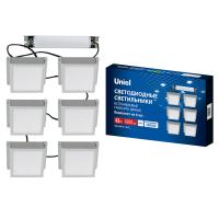 Светильник светодиодный ДОМИНО ULP-1010-42W/4000K IP54 GRILYATO OPAL WHITE KIT06