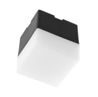 Светильник светодиодный Feron AL4021 IP20 3W 6500К, пластик, черный 50*50*55мм 41689