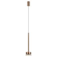 7152/10L HIGHTECH ODL26 347 светильник медь/янтарное стекло/металл IP20 LED 10W 3000K 220V LASLO