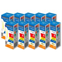 Лампы светодиодные LED-C35-6W/3000K/E14/CL/DIM/SLF уп.10шт