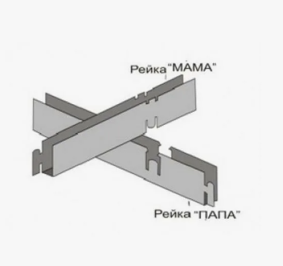 Грильято GL15 100х100 (выс.37/шир.15) металлик серебристый.