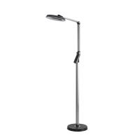 8332/15FL LEDIO LN26 458 темно-серый, металл/пластик Торшер LED 15W 3000/4000/6000K ССТ/диммер/LCD 220-240V GENRI