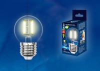 Лампы светодиодные LED-G45-6W/WW/E27/CL PLS02WH картон
