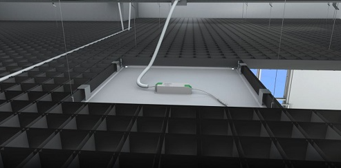 Светильник светодиодный KROKUS-PANEL-34-UGR 588х588 34Вт 4000К IP54/IP20 3500лм UGR<19 встраив. подвесной грильято панель бел. CSVT ЦБ000015142