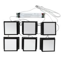 Светильник светодиодные грильято ULP-1010 42W/4000К IP40 GRILYATO OPAL BLACK KIT06