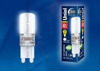 Лампа светодиодная LED-JCD-4W/NW/G9/CL/DIM SIZ03TR картон
