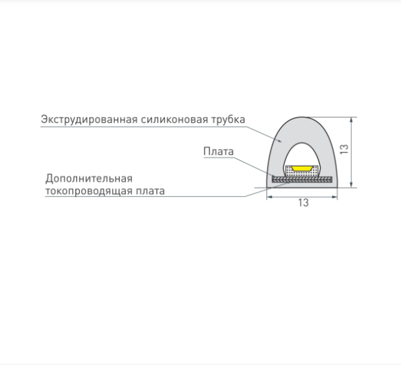 Светодиодная лента герметичная RTW-PWT-A180-13mm 24V Day4000 14.4 W/m IP68 2835 Arlight 024291(2) 5 метров