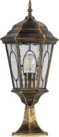 Светильник садово-парковый на постамент Feron PL154 11322 60W E27 230V, черное золото