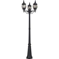 Светильник садово-парковый столб Feron 8115/PL8115 11214 3*100W E27 230V черный