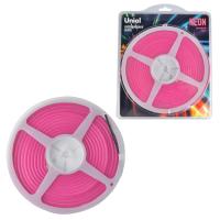 Гибкий NEON ULS-N01-2835-120LED/m-6mm-IP67-DC12V-9W/m-5M-PINK блистер