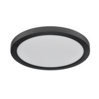 7788/18L MITRA LED SN 537 Светильник пластик/белый/черный LED 18Вт 3000/4000/6500К D225 IP44 CCT/датчик движения NEBULA BLACK
