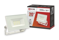 Прожектор светодиодный СДО-7 20Вт 230В 6500К IP65 белый IN HOME 4690612034683