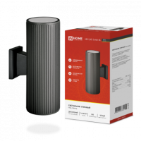 Светильник уличный настенный НБУ LINE-2хA60-BL 2хA60 E27 230B CITY IP65 IN HOME 4690612037851