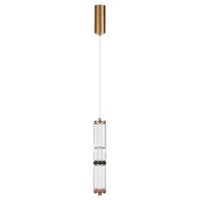 5455/12L L-VISION ODL_EX26 043 сатин.латунь/терракот/черный Подвес LED 12W 4000K COLLIER