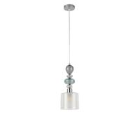 8292/1A MODERNI LN26 367 хром/белый/прозрачный, металл/стекло/хрусталь Подвес E27 1*60W 220V GANNA
