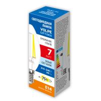 Лампы светодиодные LED-C35-7W/4000K/E14/CL/SLF