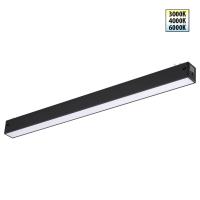 359938 PORT NT25 208 черный Трековый светильник с переключ. цв. темпер. IP20 LED 3000К\4000К\6000К 24W 90-240V VECTOR
