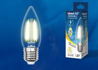 Лампы светодиодные LED-C35-9W/3000K/E27/CL/DIM GLA01TR картон