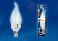 Лампа светодиодная LED-CW37-6W/NW/E14/FR/DIM PLP01WH Uniel UL-00000727