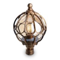 Светильник садово-парковый Feron PL3703 11359 на столб 60W 230V E27, черное золото