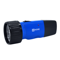 Фонарь руч аккум MLA 01-C 5LED 120Lm 6ч 1 реж, з/у 230В СИНИЙ IN HOME