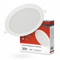 Светильник RLP-VC 36Вт 230В 6500К 2880Лм 220мм белая IP40 IN HOME 4690612040103