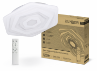 Светильник светодиодный GEO RAINBOW 120Вт 230В 3000-6500К 8400лм 500x50мм с пультом ДУ IN HOME 4690612035802