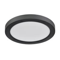 7788/12L MITRA LED SN 537 Светильник пластик/белый/черный LED 12Вт 3000/4000/6500К D170 IP44 CCT/датчик движения NEBULA BLACK