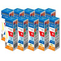 Лампы светодиодные LED-CW35-6W/4000K/E14/CL/DIM/SLF уп.10шт