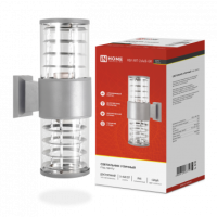 Светильник уличный настенный НБУ ART-2хA60-GR 2хA60 E27 230B CITY IP65 IN HOME 4690612037714