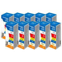 Лампы светодиодные LED-C37-5W/3000K/E27/FR/SLS уп.10шт