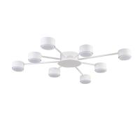 8343/8C COMFI LN26 252 белый, металл Люстра GX53 LED 8*7W 220V TORINA