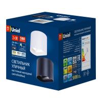 Уличный светильник ULU-S56B-2x3W/3000K+4000K+6000K IP65 BLACK