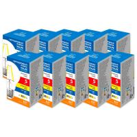 Лампы светодиодные LED-A60-5W/3000K/E27/CL/SLF уп.10шт