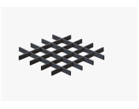 Грильято GL15 100х100 (выс.37/шир.15) Графит серый 7024