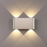7106/4WL HIGHTECH ODL26 441 светильник матовый никель/металл IP20 LED 4W 3000K 220V MAGNUM