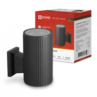 Светильник уличный настенный НБУ LINE-1хA60-BL 1хA60 E27 230B CITY IP65 IN HOME 4690612037936