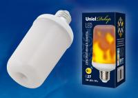 Лампы светодиодные LED-L60-6W/FLAME/E27/FR PLD01WH
